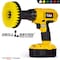 Drillbrush Cleaning Supplies - Bathroom Accessories - Drill Brush - Shower 5in-Ch-Yellow-0656 - alternate 3
